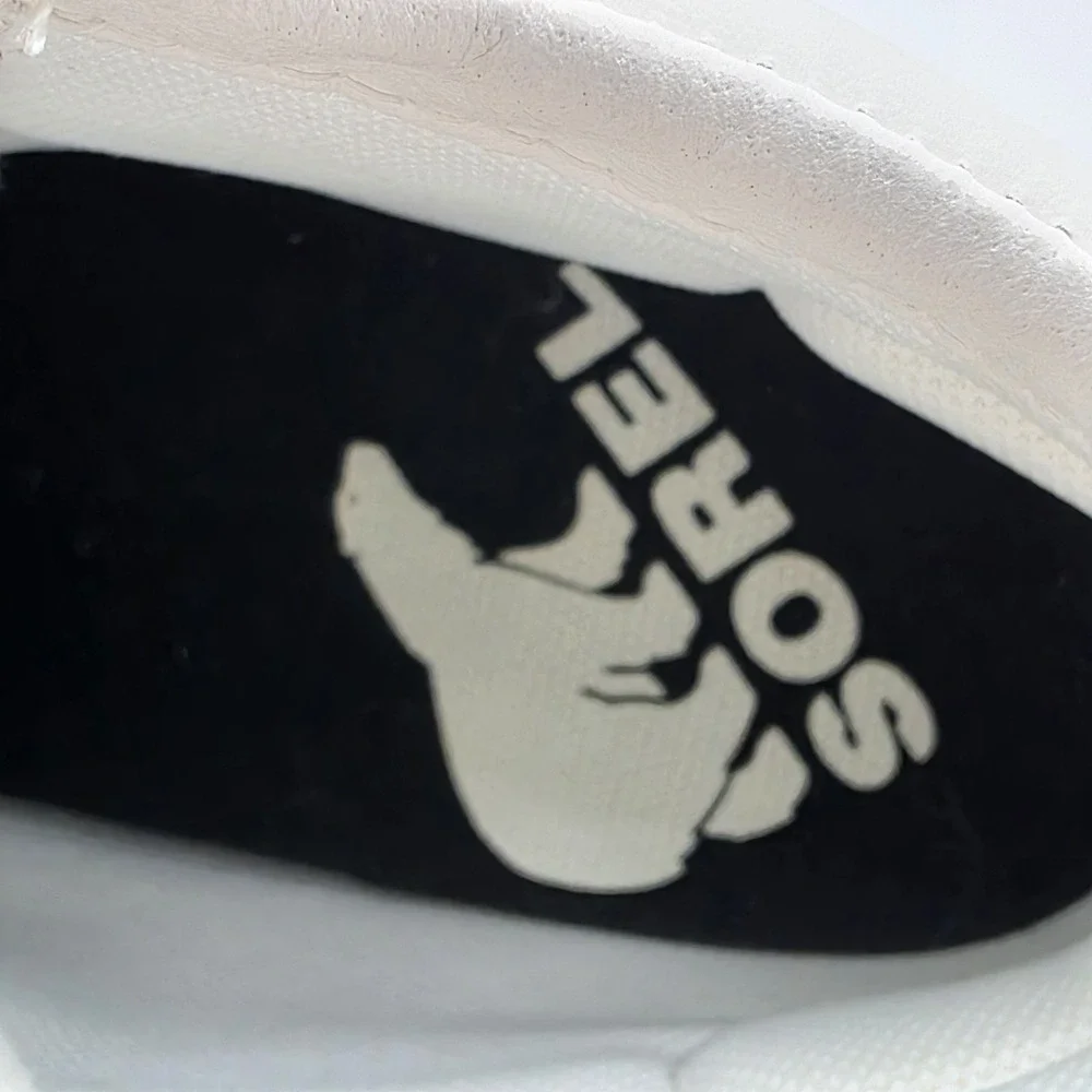 Sorel‎ Women's 7.5 Boots Hidden Wedge White Sea Salt Gum Out N About Waterproof